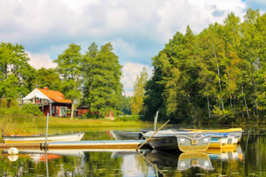 Unser groes Ferienhaus Sjvillan in Schweden am See fr 2 Familien oder groe Gruppen.