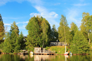 Ferienhaus in Schweden mit Sauna direkt am See